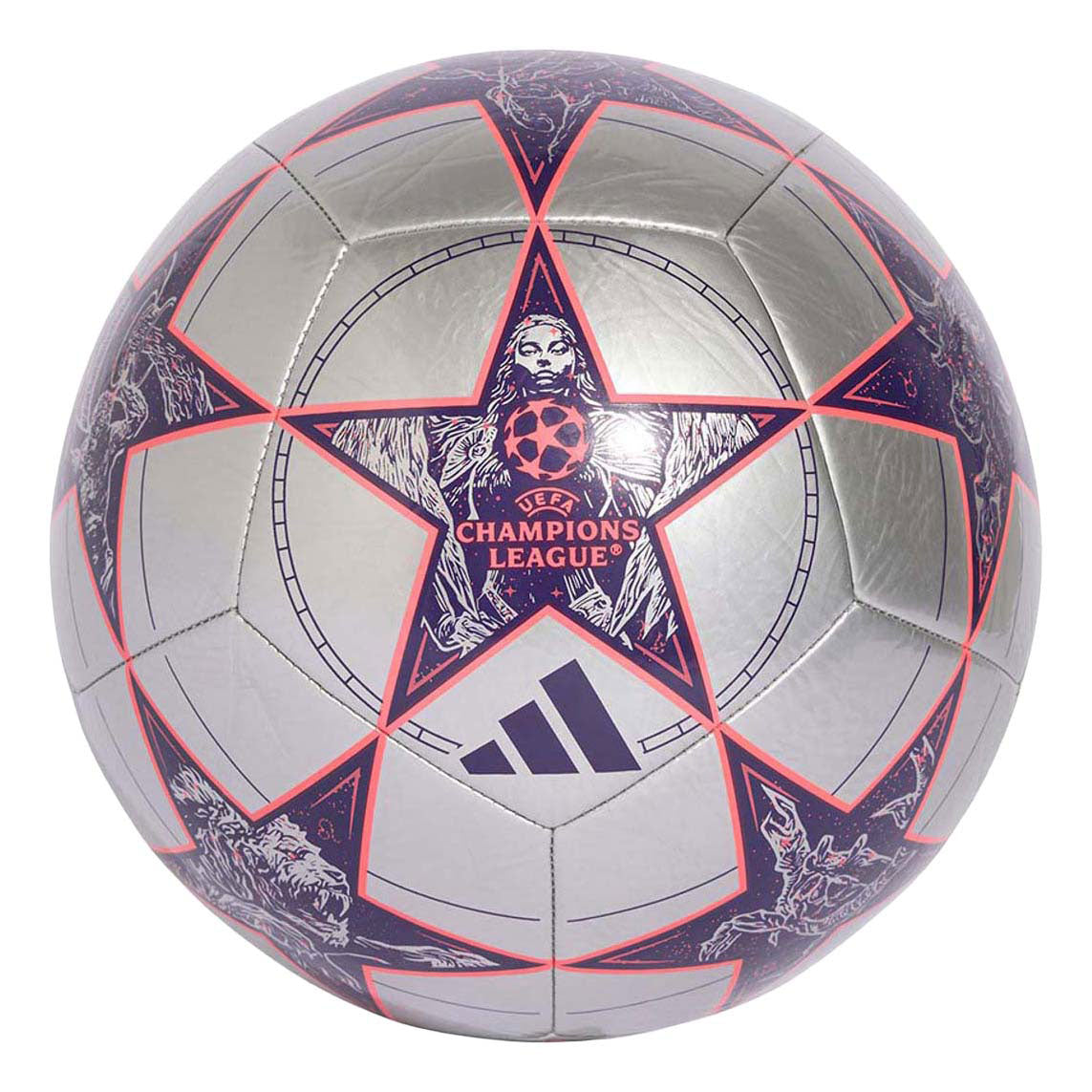 Le football de la ligue des champions adi - argent