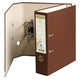 Ordner exacompta ever a4 80 mm carton chocolat 2 anneaux 53984e 110 pièces
