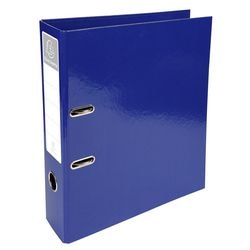 Ordner exacompta iderama a4 70 mm portrait bleu foncé 2 anneaux 10 pièces