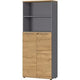 Armoire germania 4236-564 graphite, chêne