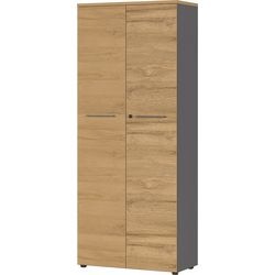 Armoire germania 4237-564 graphite, chêne