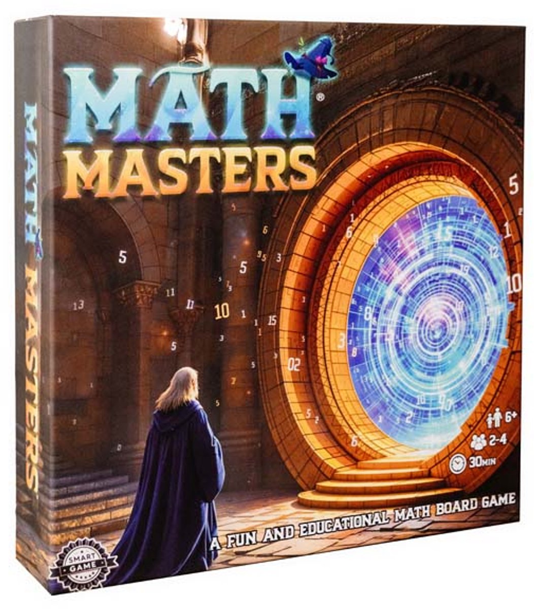 Jeux néerlandais Math Masters Math Game - - Jeu de société éducatif pour enfants - Apprendre à compter en s'amusant
