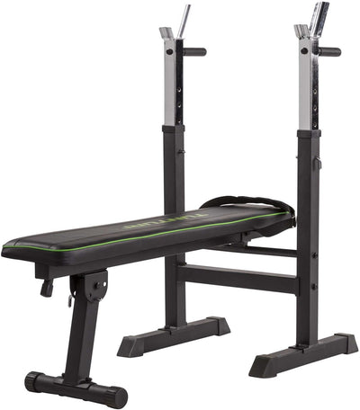 Banc de musculation Tunturi wb20 - banc de fitness - banc d'entraînement - banc utilitaire - pliable - banc de développé couché - couleur : noir