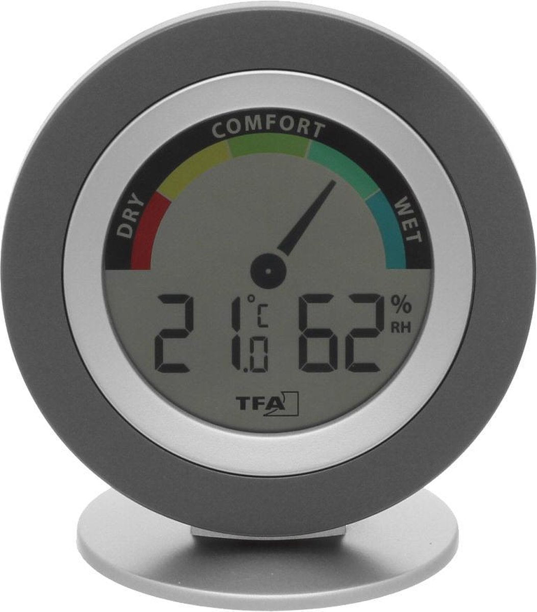 Thermo-hygromètre numérique Tfa-dostmann tfa - rond