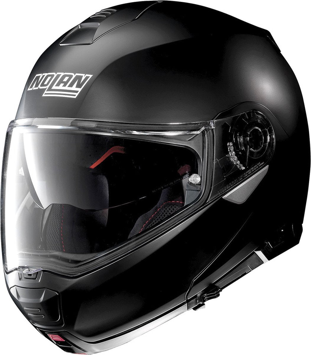 Casque système Nolan n100-5 classic flat black n-com 010 - casque de moto - taille l