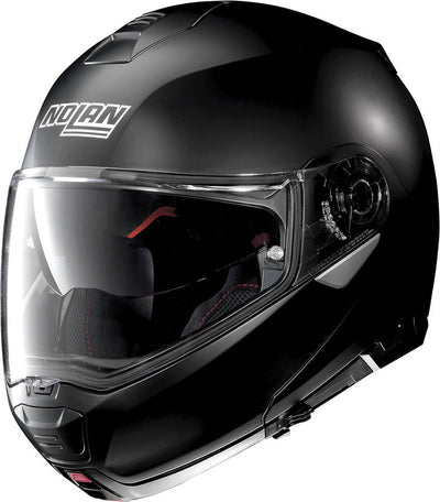 Casque système Nolan n100-5 classic flat black n-com 010 - casque de moto - taille l