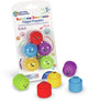 Ressources d'apprentissage fidget poppers émotion arc-en-ciel - 3+