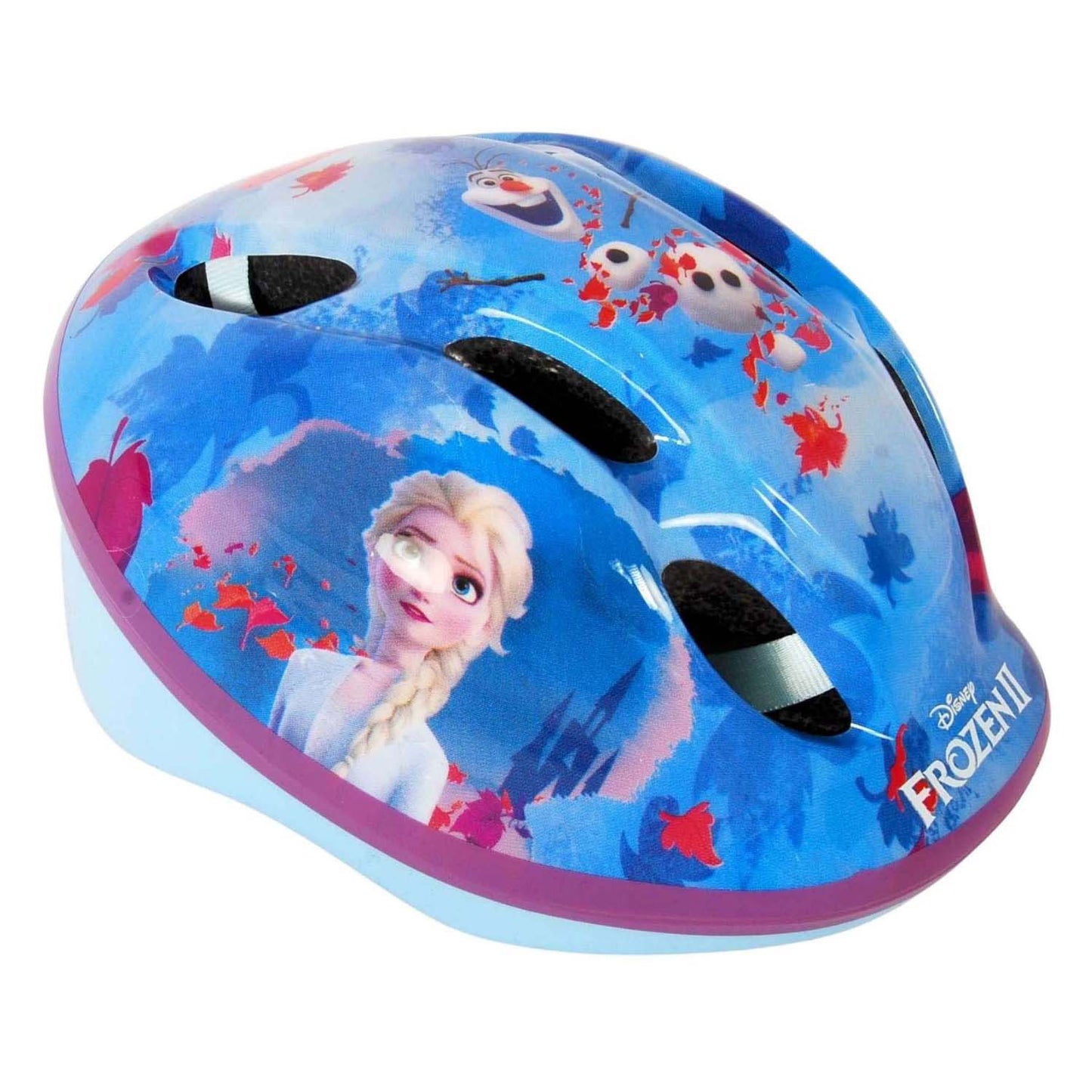 Disney Frozen Bicycle Skate Casque Blue Rose Taille 51-55 CM
