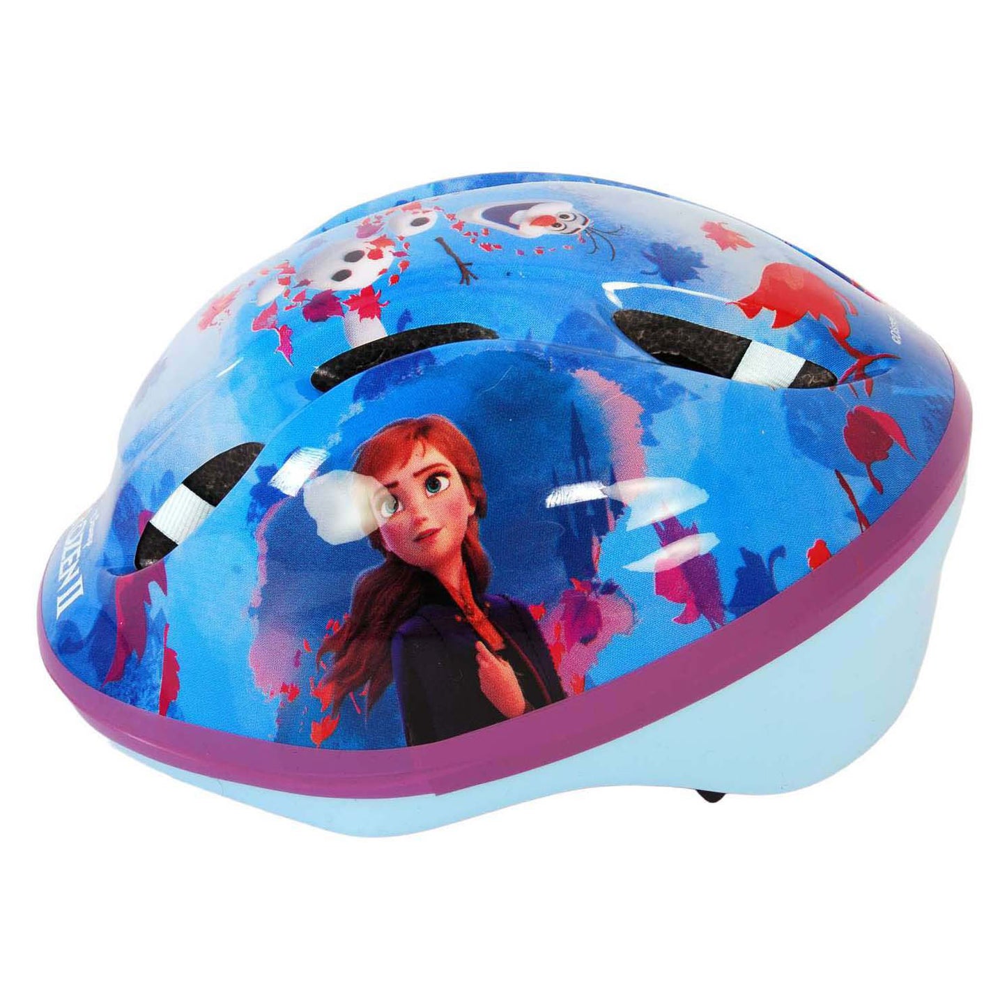 Disney Frozen Bicycle Skate Casque Blue Rose Taille 51-55 CM