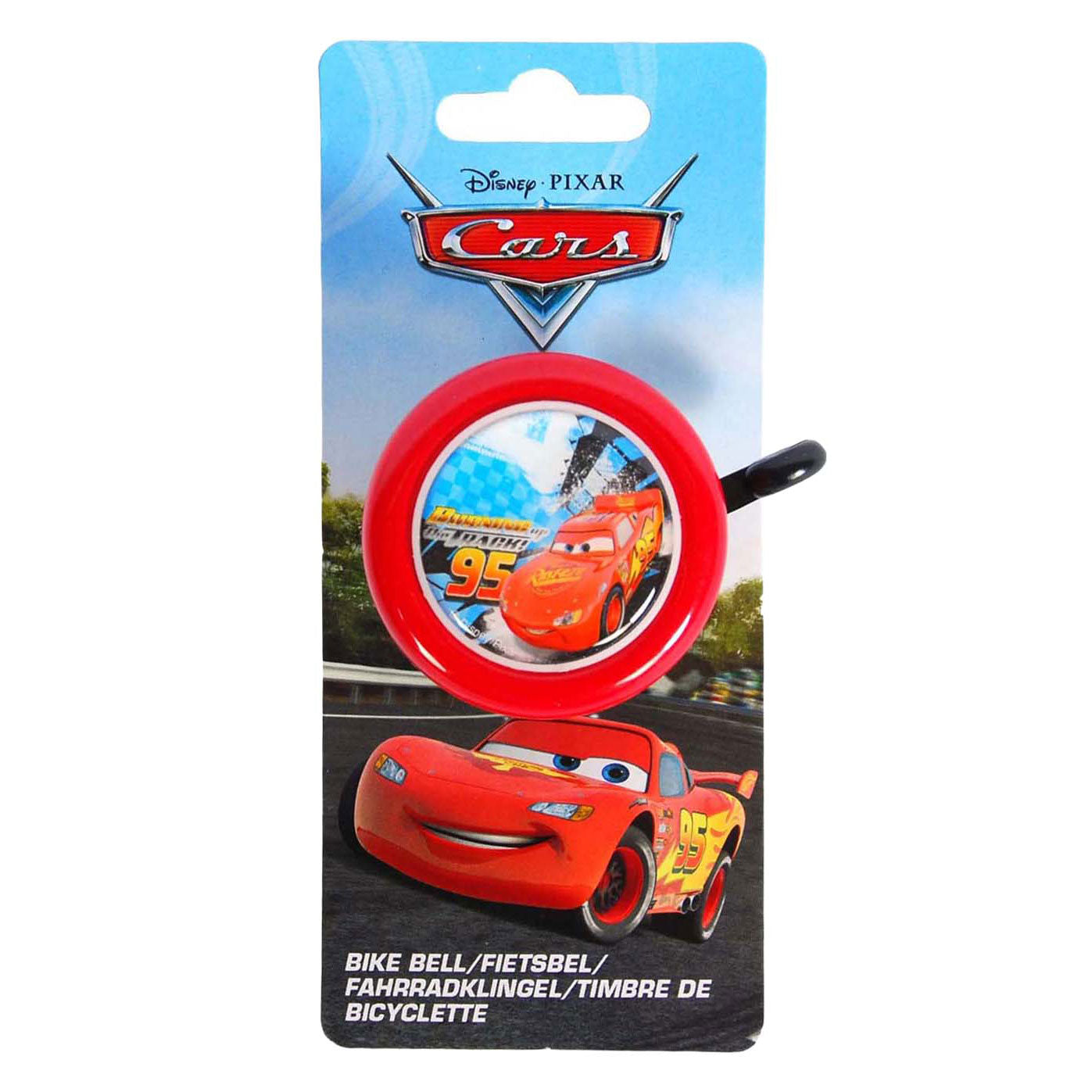 sonnette de vélo Cars rouge 54 mm