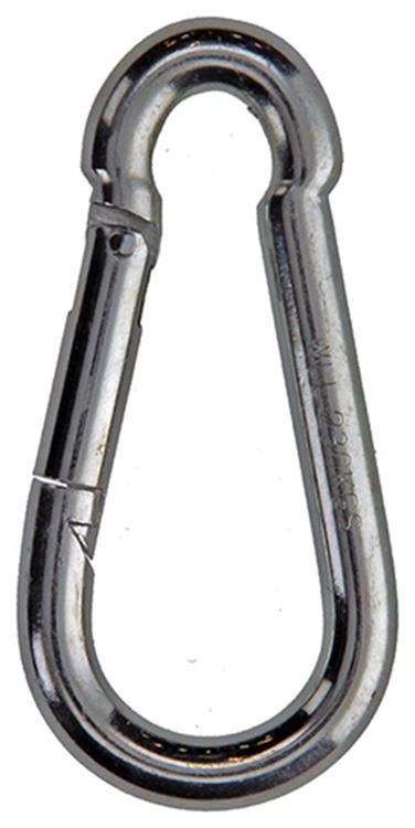 Mack 1008437 - 1 mousqueton + ressort 8 x 80mm galvanisé | 10 pièces