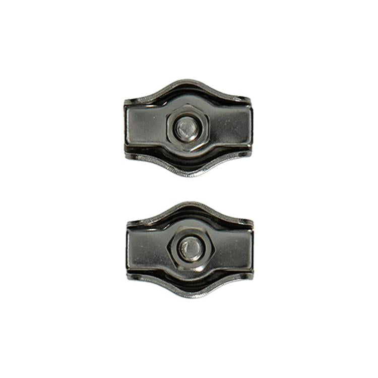 Mack 1008449 - 2 serre-fils en acier 3mm simplex inox | 10 pièces