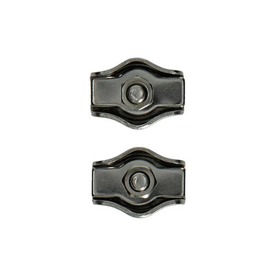 Mack 1008449 - 2 serre-fils en acier 3mm simplex inox | 10 pièces