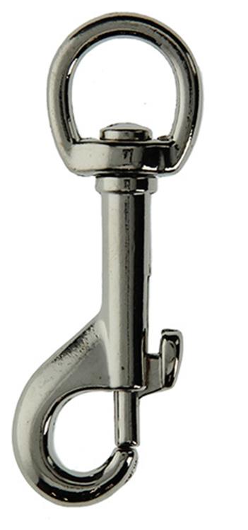 Mack 1008487 - 1 mousqueton 13 x 68mm nickelé | 10 pièces