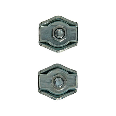 Mack 1008493 - 2 serre-fils en acier 4mm simplex galvanisé | 10 pièces