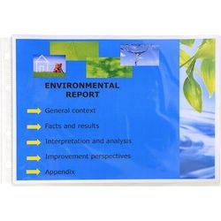 Sachets de présentation perforés exacompta 5734e polypropylène transparent