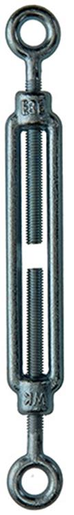Mack 1008519 - 2 tendeurs 2 yeux m6 x 60mm galvanisé | 10 pièces