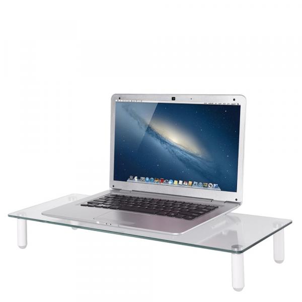 Neomounts NeoMounts Nmonitor10 LCD CRT Monitor standard Lifter, 25 kg max, Desi moderne transparent