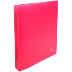 Classeur à anneaux exacompta a4 maxi rouge