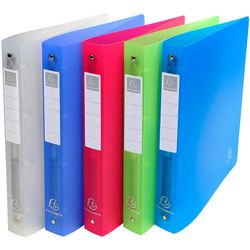 Classeur à anneaux exacompta a4 maxi assorti
