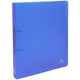 Exacompta 10x Classeur à anneaux chromaline pp avec 2 anneaux de 30 mm - a4 - assortis - 54369e