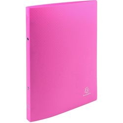Classeur à anneaux exacompta a4 rose