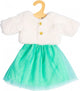 Veste en poupée peluche avec jupe, 35-45 cm