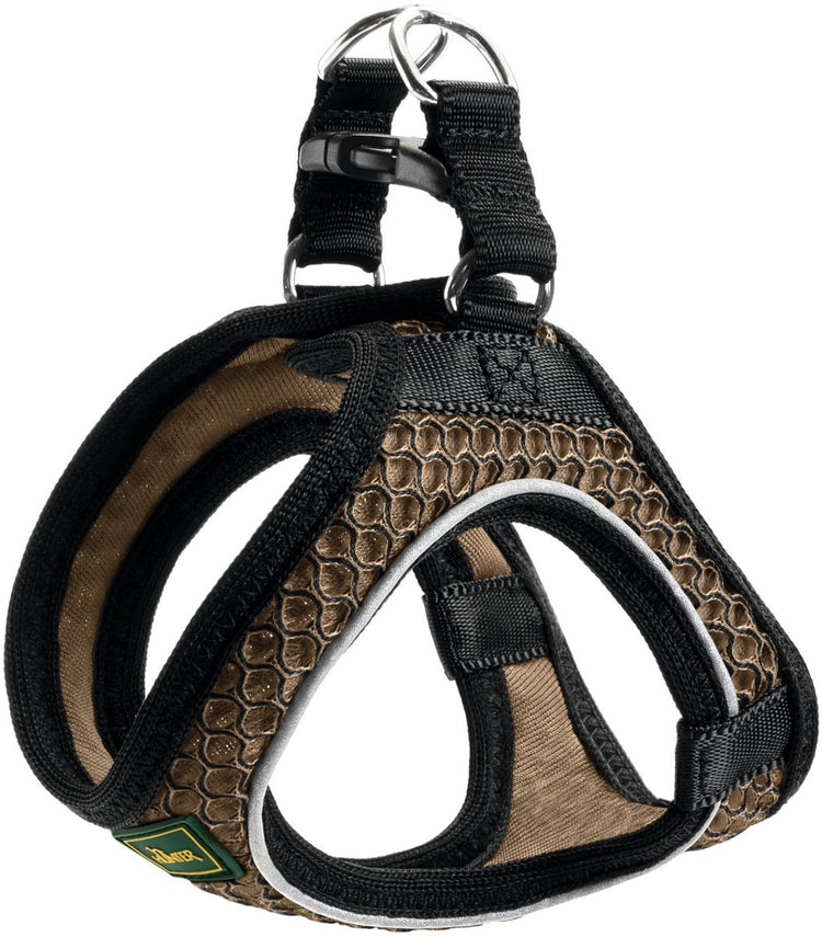 Harnais Hunter hilo confort marron - harnais pour chien - xs s 37-42 40-46 cm