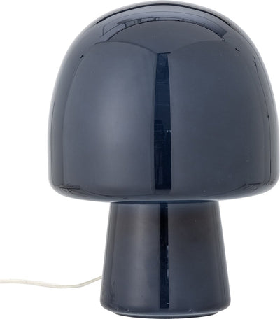 Bloomingville - lampe de table paddy - bleu - verre