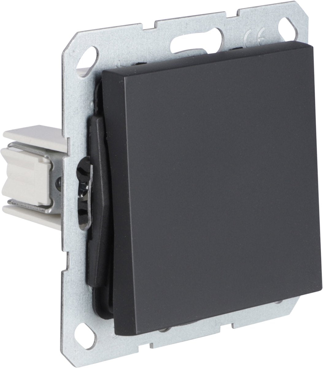 Q link q-link s-line interrupteur croisé intégré noir