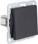 Q link q-link s-line interrupteur croisé intégré noir