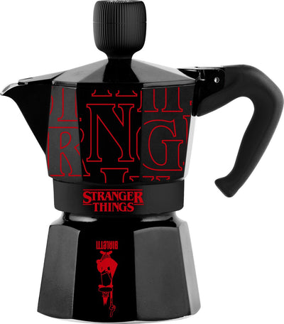 Bialetti Stranger Things - percolateur - moka express 3 tasses - aluminium - avec effet sonore Stranger Things