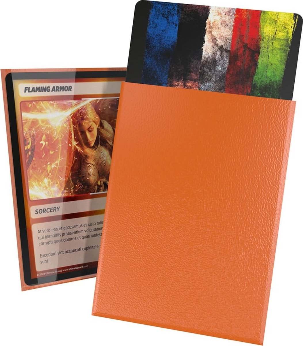Manchons cortex Ultimate Guard taille standard (100) - orange