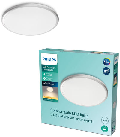 Philips LED Philips Spray Bathroom Ceiling Light - Chrome - Small - 12 W