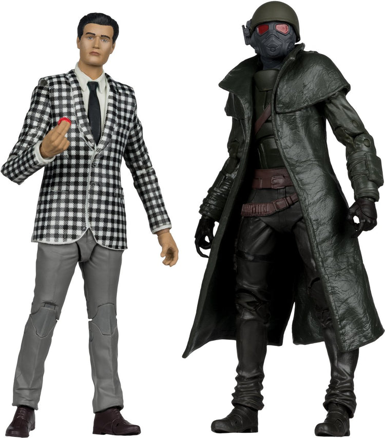 Mcfarlane Toys Fallout - Pack de 2 figurines - Benny, armure du nouveau ranger anti-émeute de Vegas