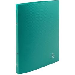 Classeur à anneaux exacompta a4 vert foncé