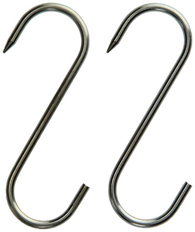 Mack 1008566 - 2 crochets à viande en étain 5,2 x 140mm | 10 pièces