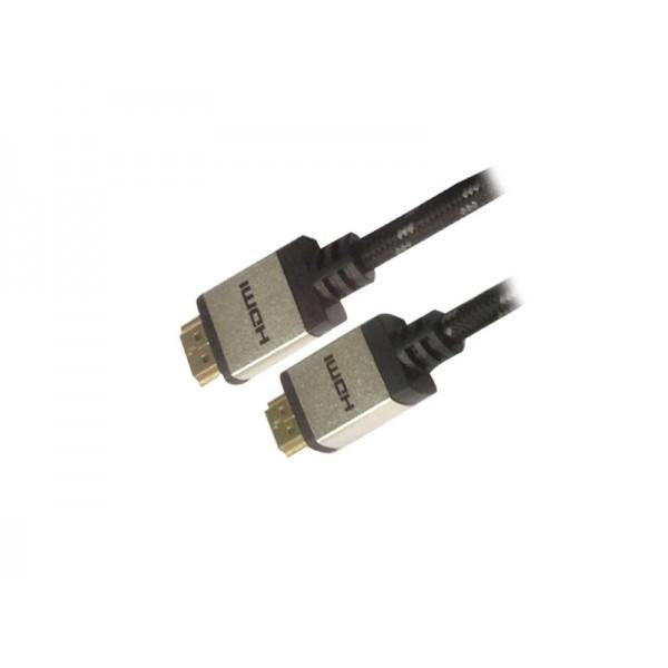Adj adj kabhdm300-00069 300-00069 HDMI2.0 A Cable V, 4K 2160p, M M, 2M, Cottonwrap, Black Silver