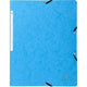 Chemise élasto exacompta 5569e a4 turquoise