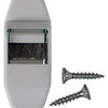 Mack 1010104 - 1 guide-ruban pour volet roulant blanc 14mm | 5 pièces