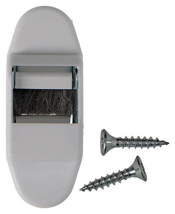 Mack 1010104 - 1 guide-ruban pour volet roulant blanc 14mm | 5 pièces