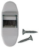 Mack 1010104 - 1 guide-ruban pour volet roulant blanc 14mm | 5 pièces
