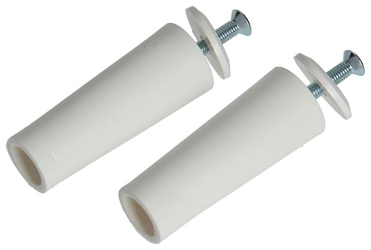Mack 1010112 - 2 caches bosses blancs 60mm | 10 pièces