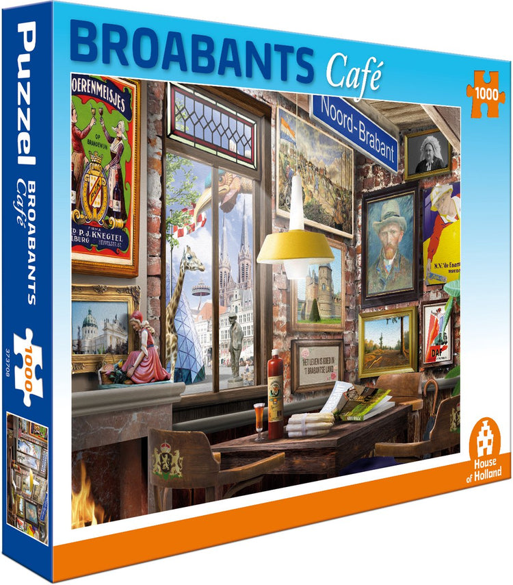 House of Holland Broabants café - puzzle de 1000 pièces - s'amuser au bar