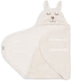 Jollein couverture d'écharpe bébé - 100x105cm - côtes nuageuses lapin - flocons d'avoine