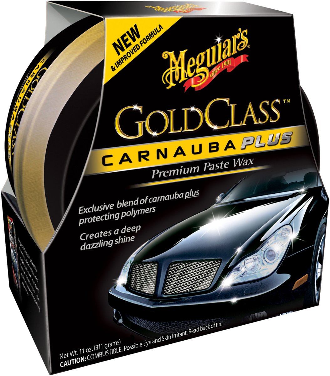 Meguiar's meguiar's gold class carnauba plus cire en pâte premium 311g - cire de voiture carnauba - protection de peinture longue durée - cire en pâte premium