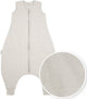 Meyco baby slub pull d'hiver pour bébé - grège - 80 cm - 2,0 tog