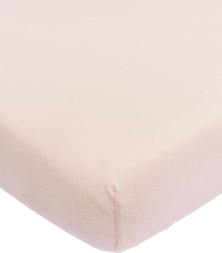 Meyco baby uni drap-housse lit junior - rose tendre - 70x140 150cm