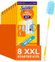 Kit Swiffer Duster XXL original - 8 x (1 manche + 2 recharges)