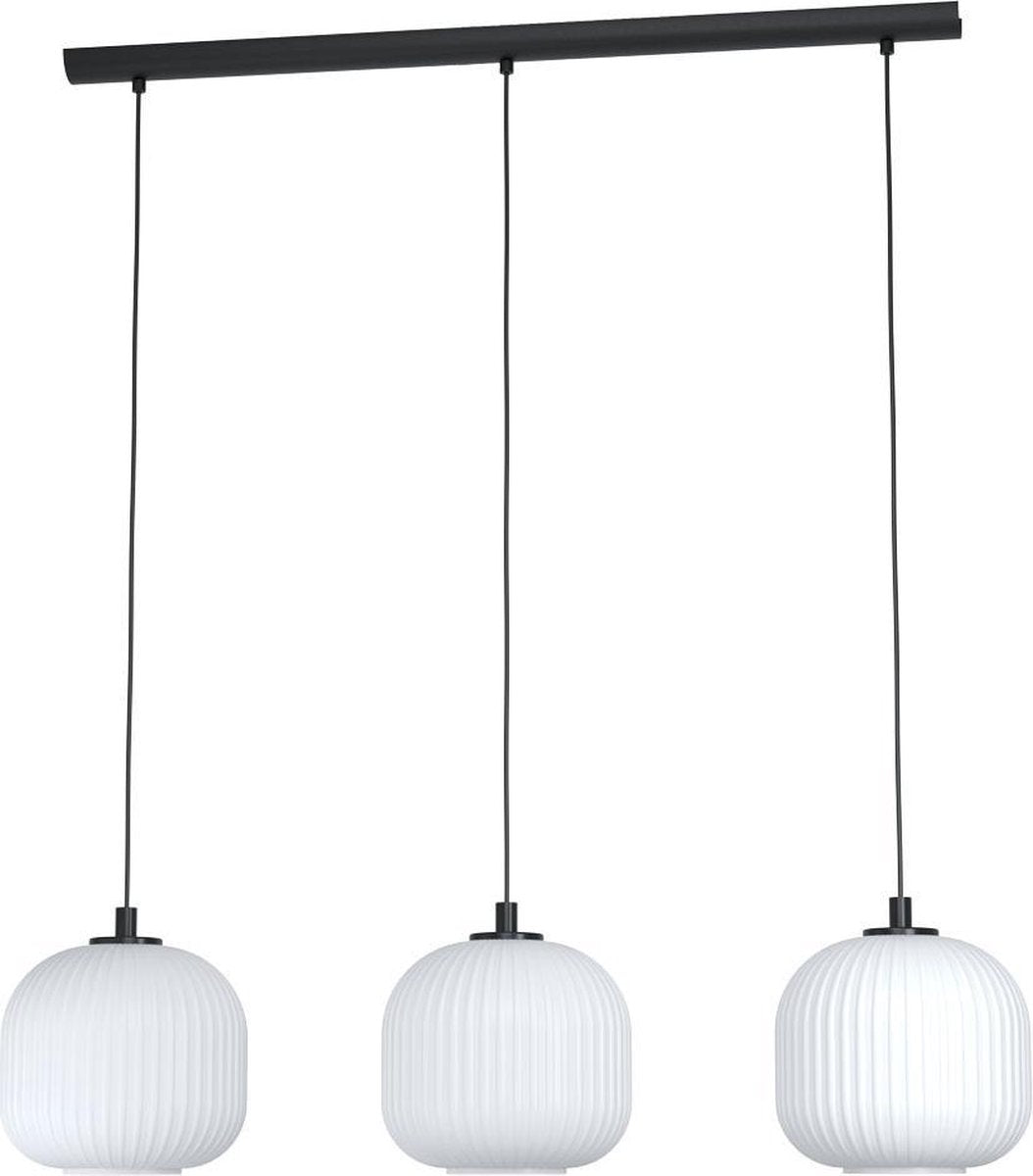 Eglo mantunalle - suspension - e27 - 120 cm - noir